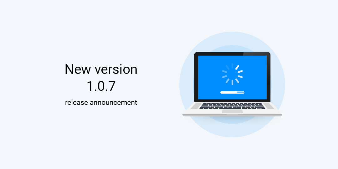 New version 1.0.7 release announcement